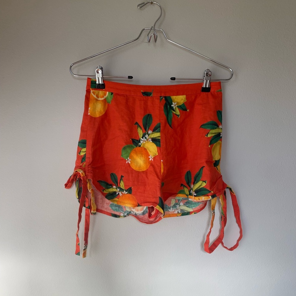 Privacy pls orange citrus summer crop top shorts set revolve loved by bloggers s - Picture 8 of 8